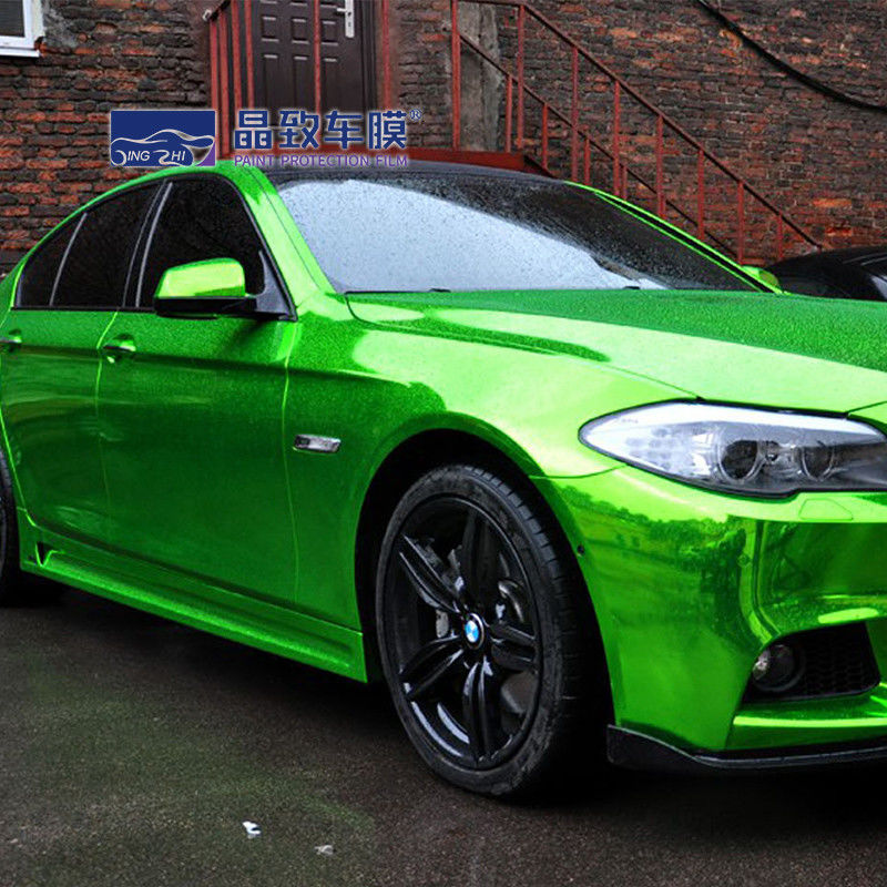 1,52X18M Σούπερ γυαλιστερό μεταλλικό Midnight Green Car Vinyl Wrap για ολόκληρο το σώμα αυτοκινήτου