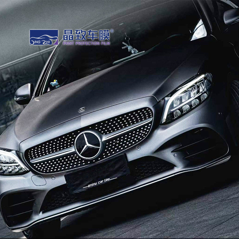 Ash Grey Car Colored Car Protection Protection Protection Properting Repaperable 1,52x18M