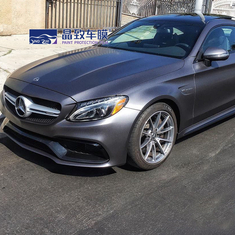 Ash Grey Car Colored Car Protection Protection Protection Properting Repaperable 1,52x18M
